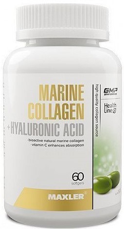 Maxler Marine Collagen + Hyaluronic Acid, 60 капс.